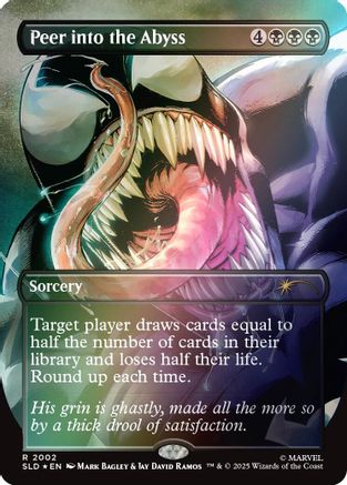 Peer into the Abyss (2002) (Rainbow Foil) [Secret Lair Drop Series] Foil