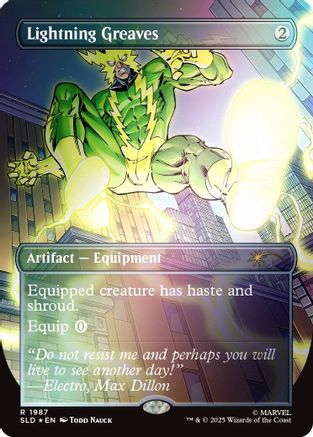Lightning Greaves (1987) (Rainbow Foil) [Secret Lair Drop Series] Foil