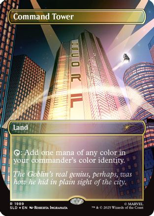 Command Tower (1989) (Rainbow Foil) [Secret Lair Drop Series] Foil
