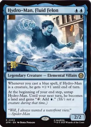 Hydro-Man, Fluid Felon [Prerelease Cards] Foil