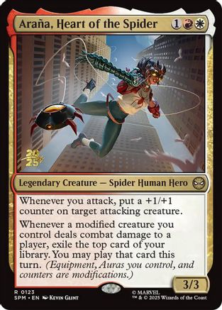 Arana, Heart of the Spider - Prerelease Cards Foil