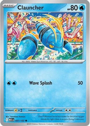 Clauncher (037/132) [Mega Evolution: Base Set]