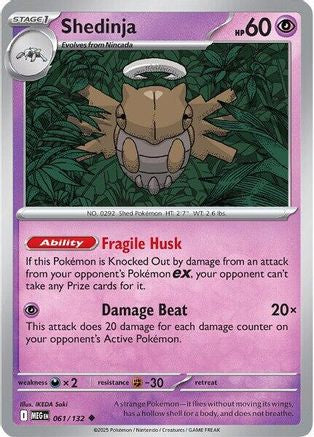 Shedinja 061/132 [ME01 Mega Evolution]