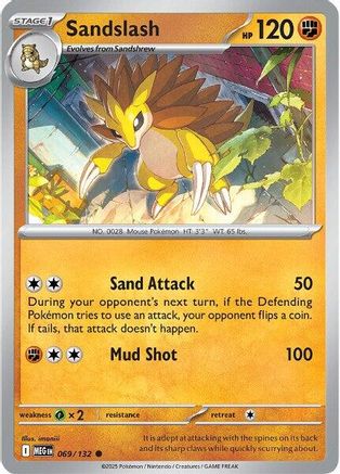 Sandslash 069 [ME01 Mega Evolution]