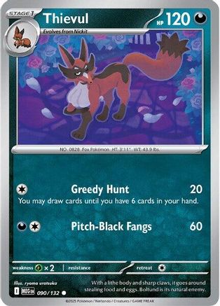 Thievul 090 [ME01 Mega Evolution]