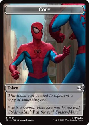 Copy // Human Citizen Double-Sided Token [Marvel's Spider-Man]