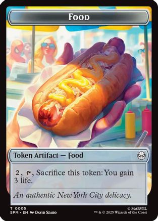 Food // Robot Double-Sided Token [Marvel's Spider-Man]