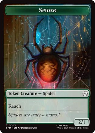 Spider // Food Double-Sided Token - [Marvel's Spider-Man]