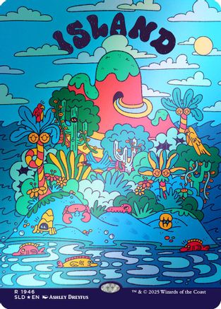 Island (1946) (Rainbow Foil) [Secret Lair Drop Series] Foil