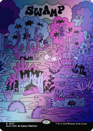 Swamp (1947) (Rainbow Foil) [Secret Lair Drop Series] Foil