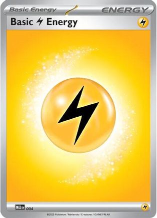 Basic Lightning Energy - 4 [MEE Mega Evolution Energies]