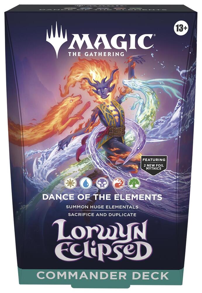 mtg card elements Avatar Aang // Aang, Master of Avatar: The Last Airbender (Magic: The Gathering) White creatures you control gain protection from the chosen color until end of turn Lorwyn Eclipsed Commander Deck -