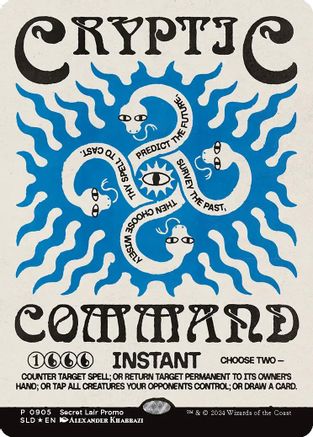 Cryptic Command (Rainbow Foil) [Secret Lair Drop Series] Foil
