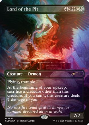 Lord of the Pit (Rainbow Foil) [Secret Lair Drop Series] Foil