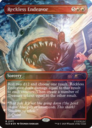 Reckless Endeavor (Rainbow Foil) [Secret Lair Drop Series] Foil