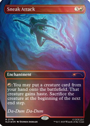 Sneak Attack (Rainbow Foil) [Secret Lair Drop Series] Foil