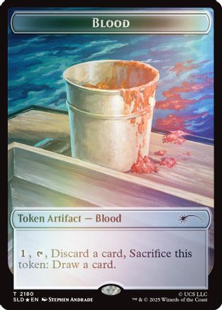 Blood Token (Rainbow Foil) - Secret Lair Drop Series Foil