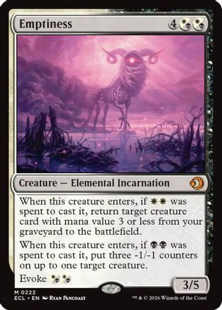 Emptiness [Lorwyn Eclipsed]