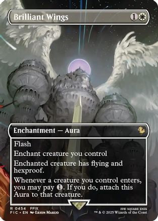 Brilliant Wings (Borderless) - Commander: FINAL FANTASY