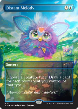 Distant Melody (2311) (Rainbow Foil) [Secret Lair Drop Series] Foil