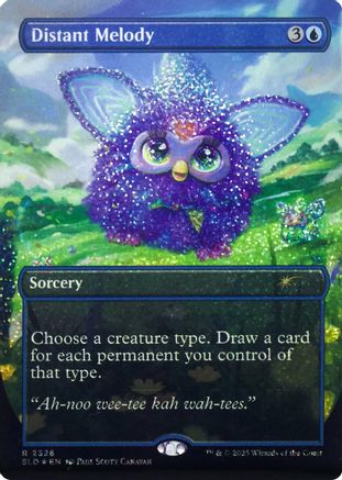Distant Melody (2326) (Confetti Foil) [Secret Lair Drop Series] Foil