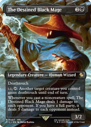 The Destined Black Mage (Borderless) [FINAL FANTASY Commander]