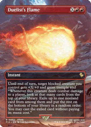 Duelist's Flame (Borderless) [Commander: FINAL FANTASY]