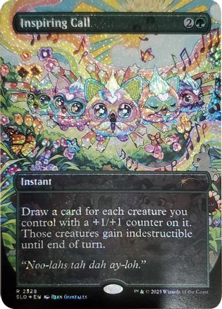 Inspiring Call (Confetti Foil) [Secret Lair Drop Series] Foil
