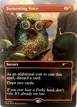 Tormenting Voice (Confetti Foil) [Secret Lair Drop Series] Foil