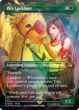 Tifa Lockhart (Borderless) (Chocobo Track Foil) [FINAL FANTASY] Foil