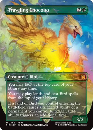 Traveling Chocobo (Borderless) (Chocobo Track Foil) [FINAL FANTASY]