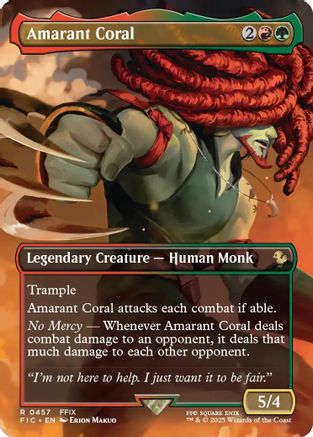 Amarant Coral (Borderless) - Commander: FINAL FANTASY