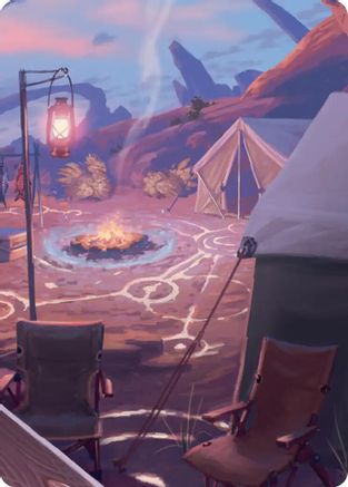 Chocobo Camp Scene Art Card [Art Series: FINAL FANTASY]
