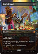 Dark Ritual (Borderless) [Commander: Teenage Mutant Ninja Turtles] Foil