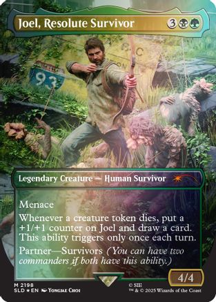 Joel, Resolute Survivor (Rainbow Foil) [Secret Lair Drop Series] Foil