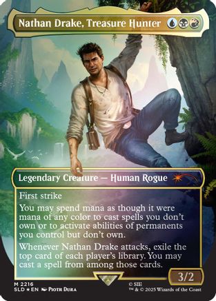Nathan Drake, Treasure Hunter (Rainbow Foil) [Secret Lair Drop Series] Foil