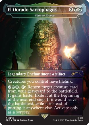 El Dorado Sarcophagus - Whip of Erebos (Rainbow Foil) [Secret Lair Drop Series] Foil