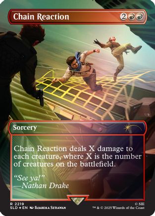 Chain Reaction (Rainbow Foil) - Secret Lair Drop Series Foil