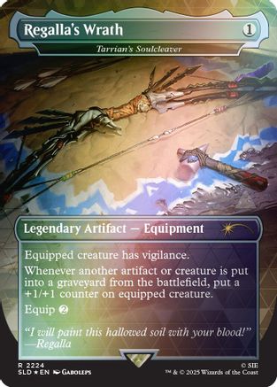 Regalla's Wrath - Tarrian's Soulcleaver (Rainbow Foil) [Secret Lair Drop Series] Foil