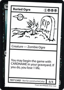 Buried Ogre (No PW Symbol) - Mystery Booster Playtest Cards 2021