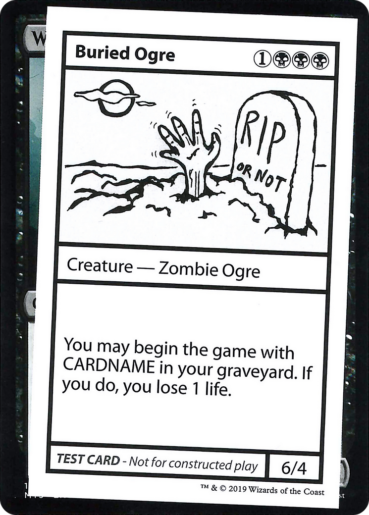 Buried Ogre (No PW Symbol) - Mystery Booster Playtest Cards 2021