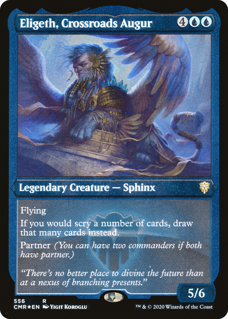 Eligeth, Crossroads Augur (Foil Etched) [Commander Legends] Foil
