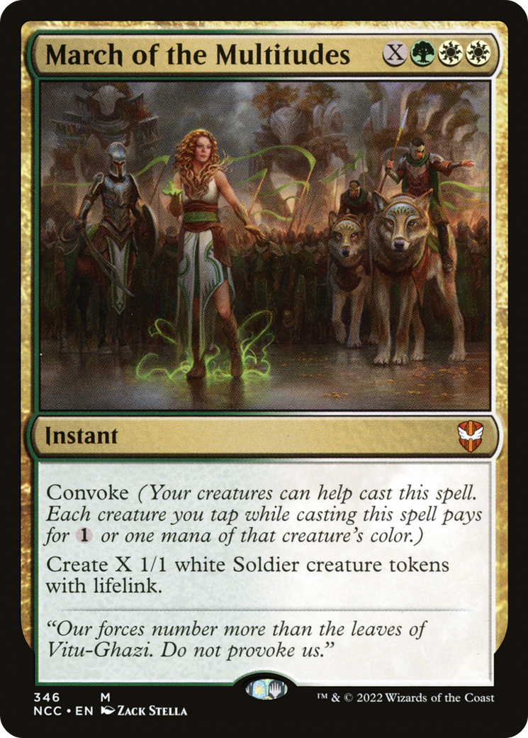 March of the Multitudes [Streets of New Capenna Commander]