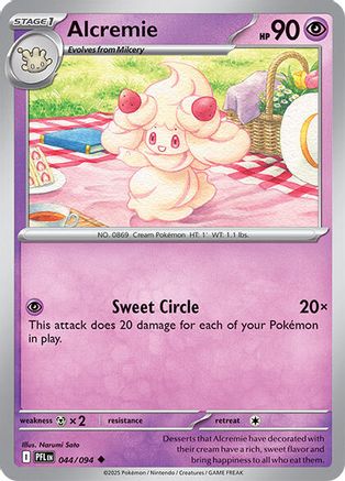 Alcremie 044 [ME02 Phantasmal Flames]  - Reverse Holofoil