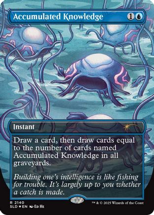 Accumulated Knowledge - Secret Lair Drop Series Foil