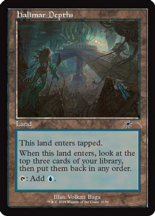 Halimar Depths (Retro Frame) [Secret Lair Drop Series]