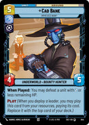 Cad Bane - Impressed Now? (Foil) (544) (544) [Secrets of Power]