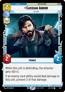 Cassian Andor (552) - Lay Low (Foil) (552) [Secrets of Power]