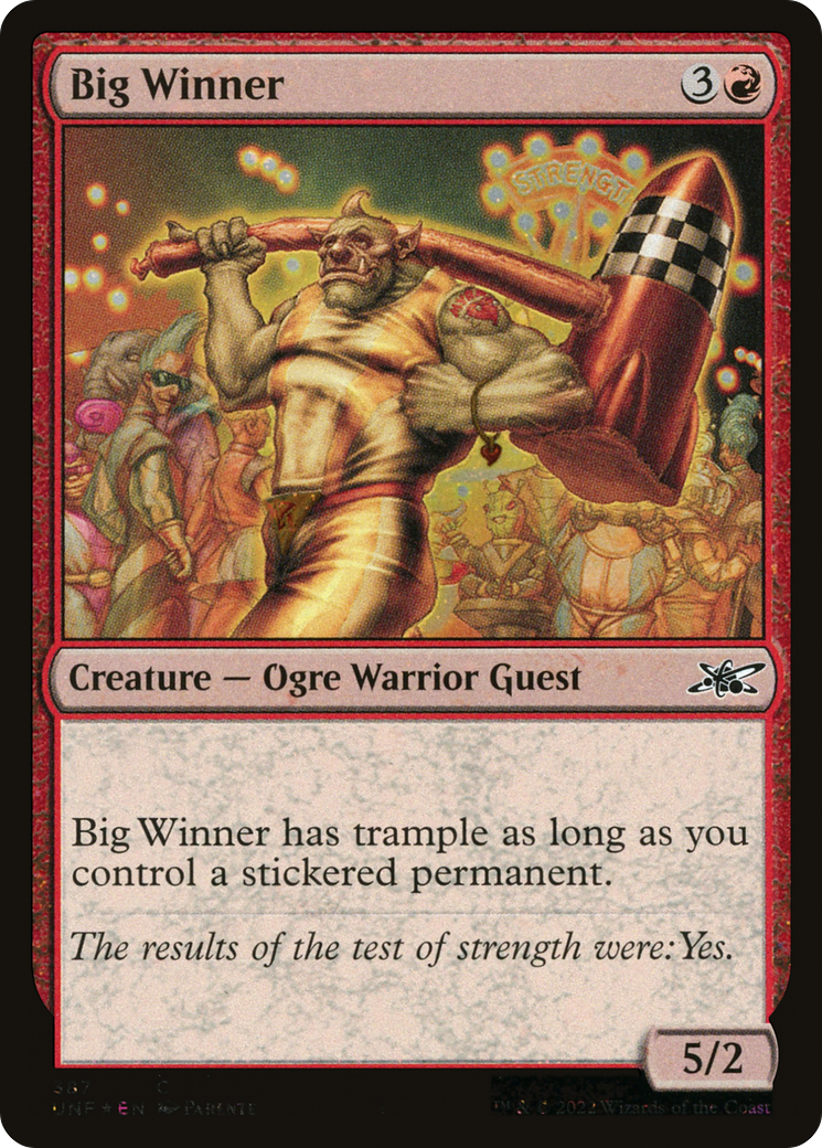 Big Winner (Galaxy Foil) - Unfinity Foil