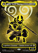 Aang, Swift Savior (Borderless) (Neon Ink Foil) - Avatar: The Last Airbender Foil